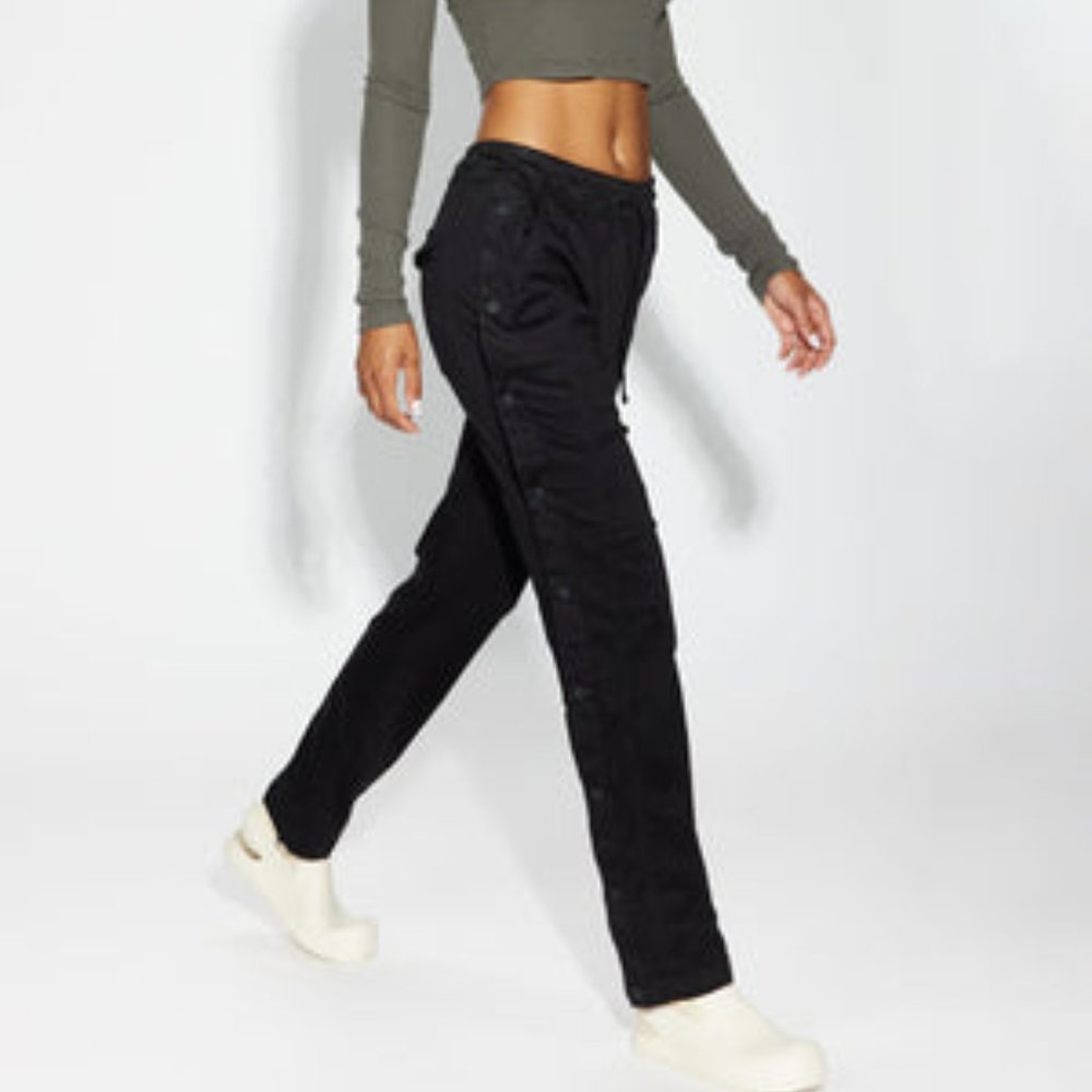 Cotton Citizen London Snap Pants Black white washed